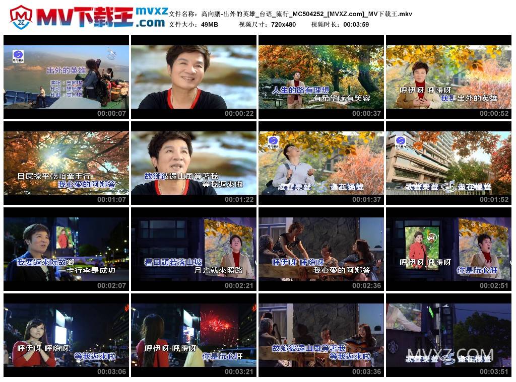 高向鹏-出外的英雄_台语_流行_MC504252